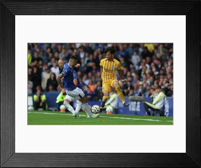 Framed Print : Everton v Brighton and Hove Albion Premier League 17AUG24 Framed Print : Everton v Brighton and Hove Albion Premier League 17AUG24