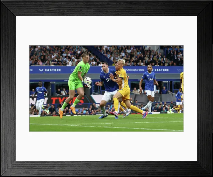 Framed Print : Everton v Brighton and Hove Albion Premier League 17AUG24 Framed Print : Everton v Brighton and Hove Albion Premier League 17AUG24