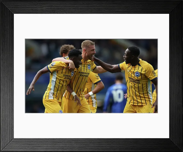 Framed Print : Everton v Brighton and Hove Albion Premier League 17AUG24 Framed Print : Everton v Brighton and Hove Albion Premier League 17AUG24