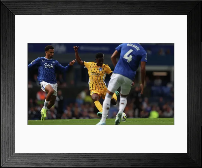Framed Print : Everton v Brighton and Hove Albion Premier League 17AUG24 Framed Print : Everton v Brighton and Hove Albion Premier League 17AUG24