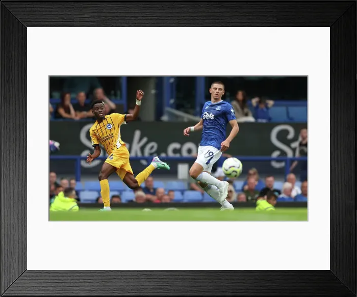 Framed Print : Everton v Brighton and Hove Albion Premier League 17AUG24 Framed Print : Everton v Brighton and Hove Albion Premier League 17AUG24