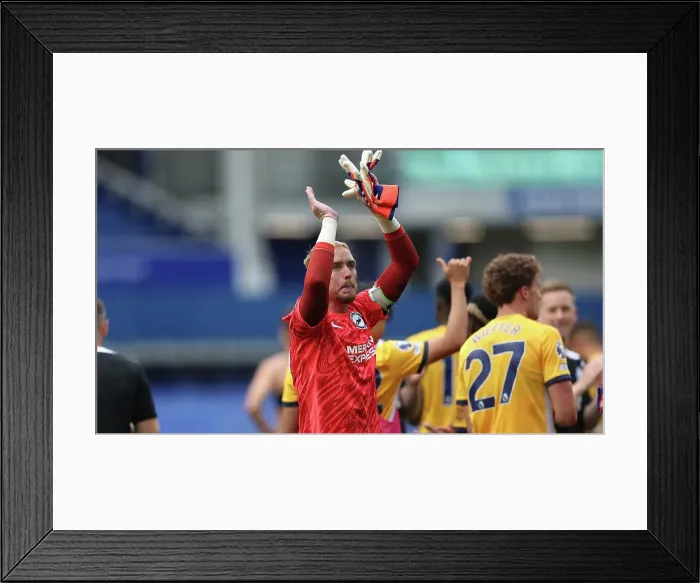 Framed Print : Everton v Brighton and Hove Albion Premier League 17AUG24