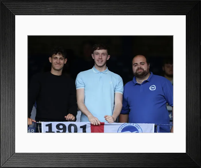 Framed Print : Everton v Brighton and Hove Albion Premier League 17AUG24