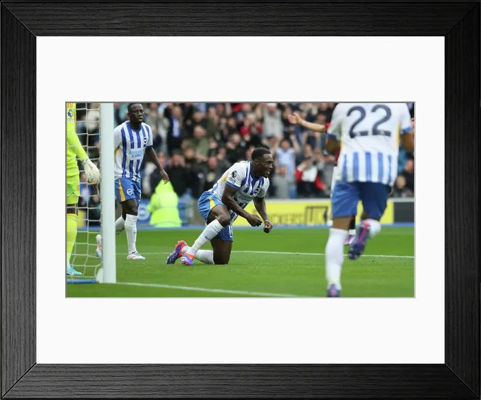 Framed Print : Brighton and Hove Albion v Manchester United Premier League 24AUG24 Framed Print : Brighton and Hove Albion v Manchester United Premier League 24AUG24