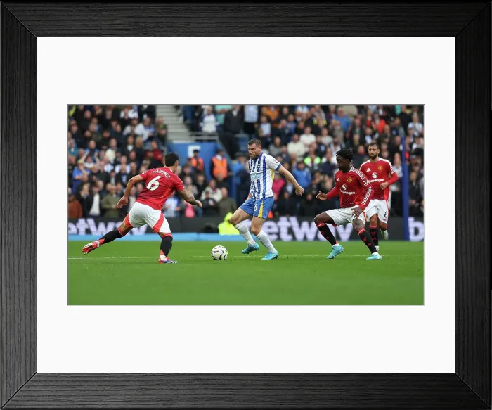 Framed Print : Brighton and Hove Albion v Manchester United Premier League 24AUG24 Framed Print : Brighton and Hove Albion v Manchester United Premier League 24AUG24