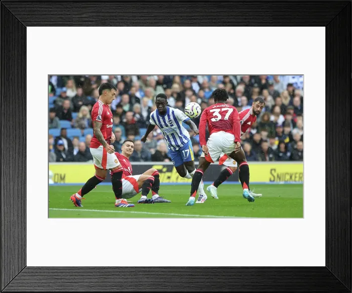 Framed Print : Brighton and Hove Albion v Manchester United Premier League 24AUG24 Framed Print : Brighton and Hove Albion v Manchester United Premier League 24AUG24