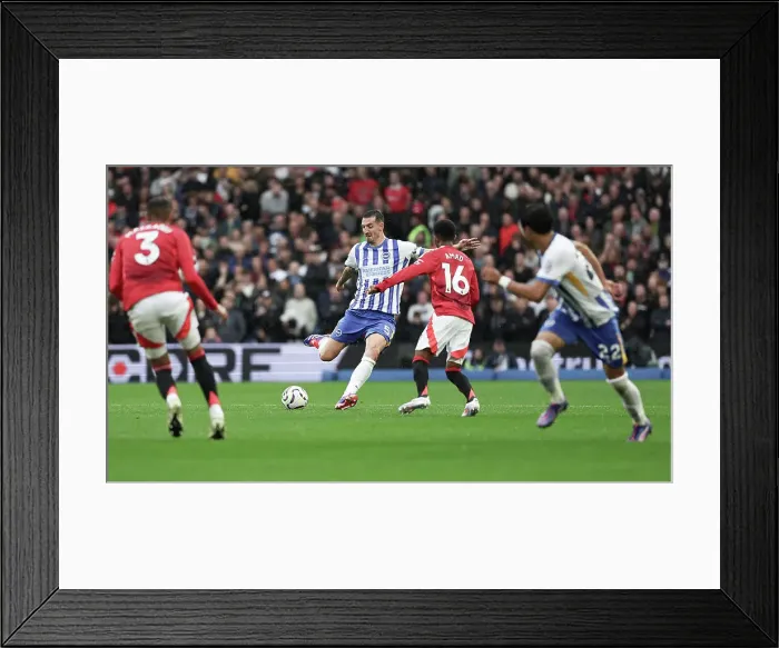 Framed Print : Brighton and Hove Albion v Manchester United Premier League 24AUG24 Framed Print : Brighton and Hove Albion v Manchester United Premier League 24AUG24