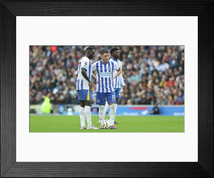 Framed Print : Brighton and Hove Albion v Manchester United Premier League 24AUG24 Framed Print : Brighton and Hove Albion v Manchester United Premier League 24AUG24