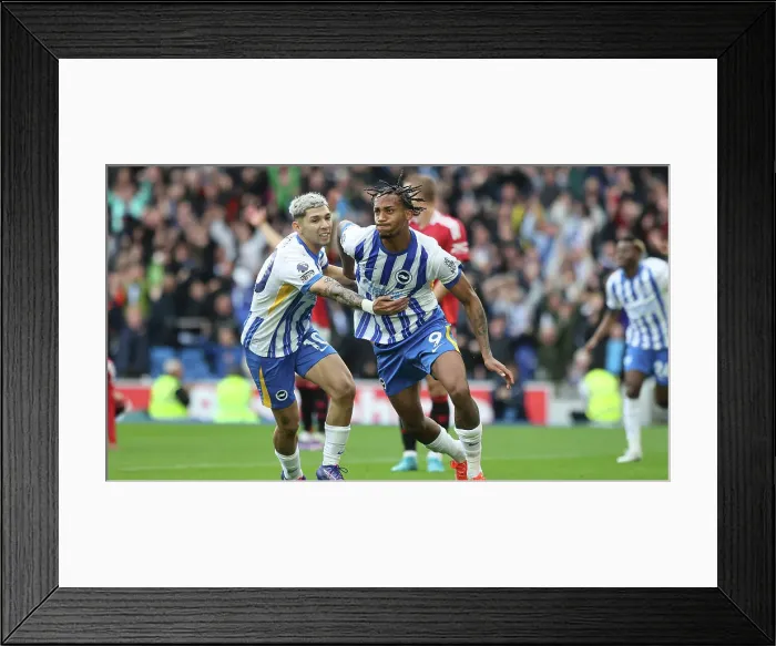 Framed Print : Brighton and Hove Albion v Manchester United Premier League 24AUG24 Framed Print : Brighton and Hove Albion v Manchester United Premier League 24AUG24