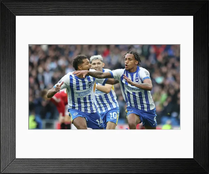 Framed Print : Brighton and Hove Albion v Manchester United Premier League 24AUG24 Framed Print : Brighton and Hove Albion v Manchester United Premier League 24AUG24