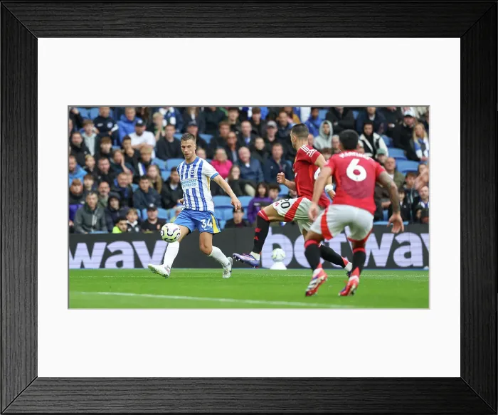 Framed Print : Brighton and Hove Albion v Manchester United Premier League 24AUG24 Framed Print : Brighton and Hove Albion v Manchester United Premier League 24AUG24
