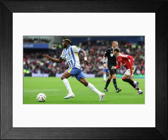 Framed Print : Brighton and Hove Albion v Manchester United Premier League 24AUG24 Framed Print : Brighton and Hove Albion v Manchester United Premier League 24AUG24