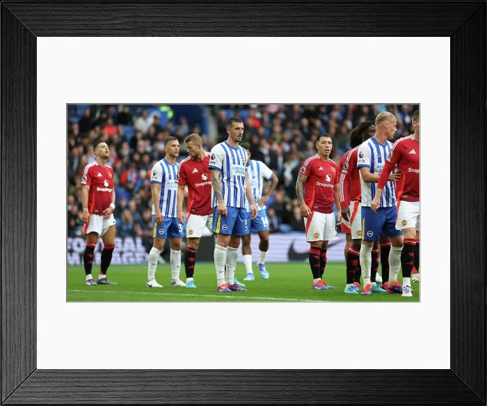 Framed Print : Brighton and Hove Albion v Manchester United Premier League 24AUG24 Framed Print : Brighton and Hove Albion v Manchester United Premier League 24AUG24