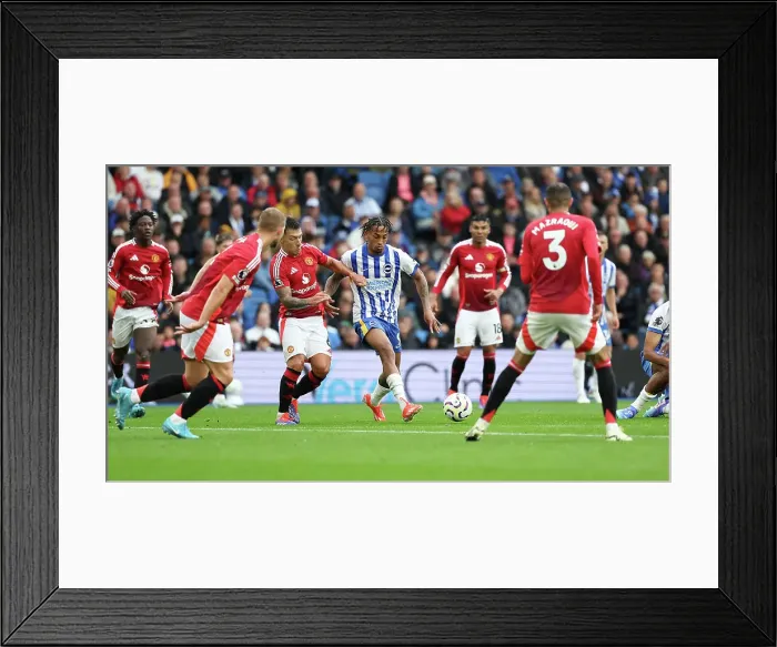 Framed Print : Brighton and Hove Albion v Manchester United Premier League 24AUG24 Framed Print : Brighton and Hove Albion v Manchester United Premier League 24AUG24