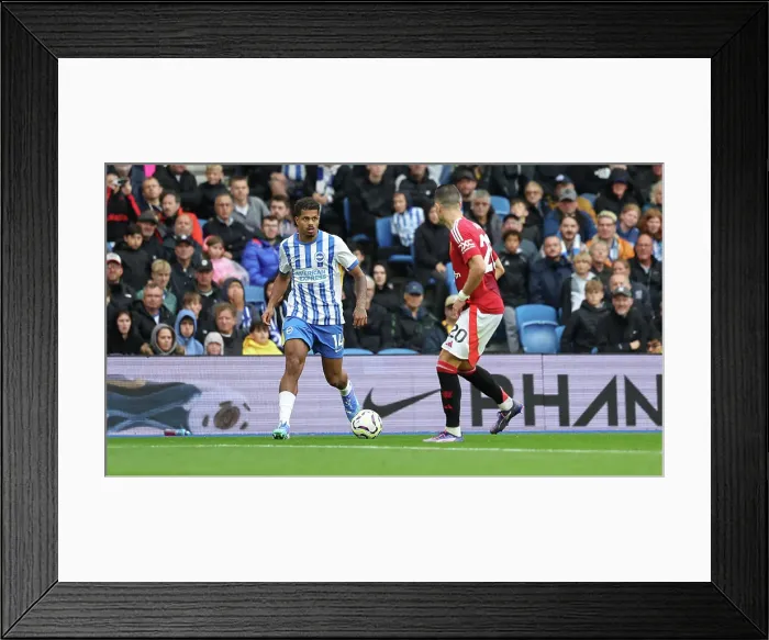 Framed Print : Brighton and Hove Albion v Manchester United Premier League 24AUG24 Framed Print : Brighton and Hove Albion v Manchester United Premier League 24AUG24