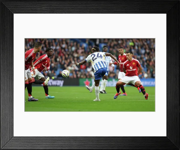 Framed Print : Brighton and Hove Albion v Manchester United Premier League 24AUG24 Framed Print : Brighton and Hove Albion v Manchester United Premier League 24AUG24