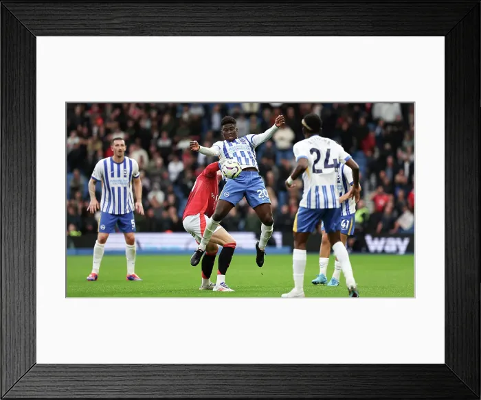 Framed Print : Brighton and Hove Albion v Manchester United Premier League 24AUG24 Framed Print : Brighton and Hove Albion v Manchester United Premier League 24AUG24