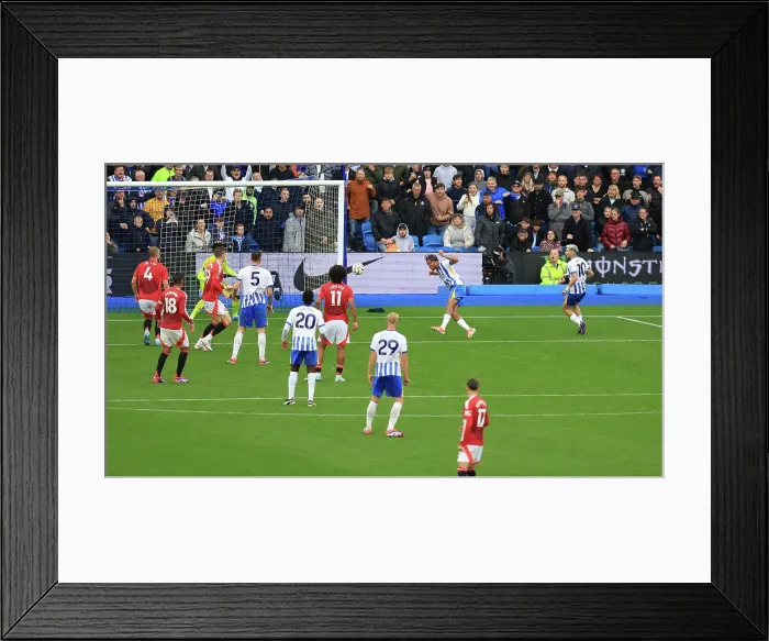 Framed Print : Brighton and Hove Albion v Manchester United Premier League 24AUG24 Framed Print : Brighton and Hove Albion v Manchester United Premier League 24AUG24