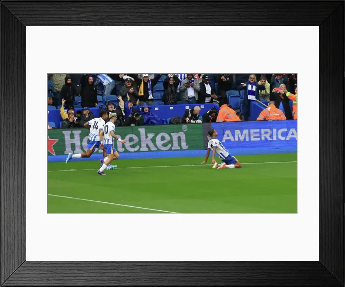 Framed Print : Brighton and Hove Albion v Manchester United Premier League 24AUG24 Framed Print : Brighton and Hove Albion v Manchester United Premier League 24AUG24