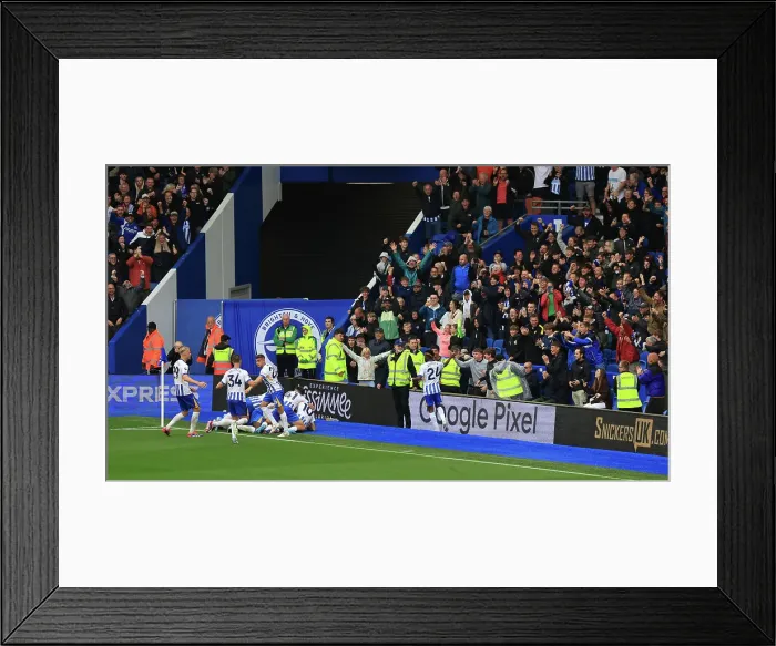 Framed Print : Brighton and Hove Albion v Manchester United Premier League 24AUG24 Framed Print : Brighton and Hove Albion v Manchester United Premier League 24AUG24