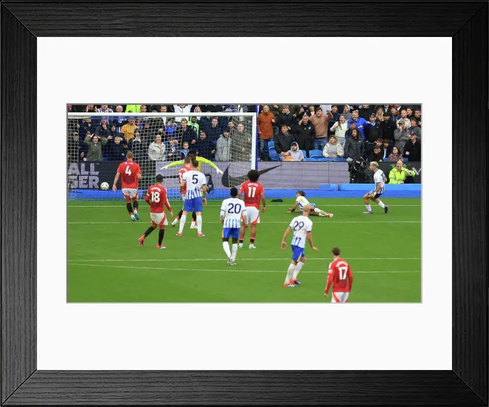 Framed Print : Brighton and Hove Albion v Manchester United Premier League 24AUG24 Framed Print : Brighton and Hove Albion v Manchester United Premier League 24AUG24