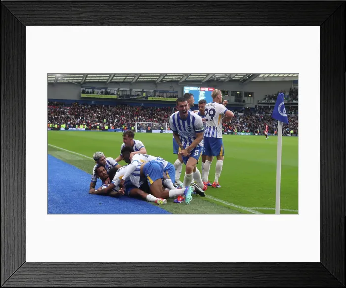 Framed Print : Brighton and Hove Albion v Manchester United Premier League 24AUG24 Framed Print : Brighton and Hove Albion v Manchester United Premier League 24AUG24