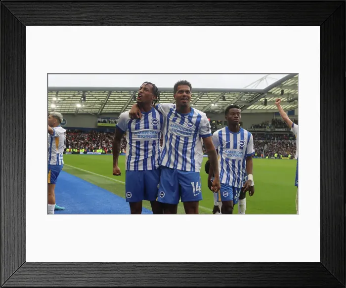 Framed Print : Brighton and Hove Albion v Manchester United Premier League 24AUG24 Framed Print : Brighton and Hove Albion v Manchester United Premier League 24AUG24