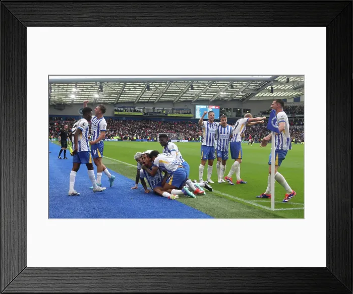 Framed Print : Brighton and Hove Albion v Manchester United Premier League 24AUG24 Framed Print : Brighton and Hove Albion v Manchester United Premier League 24AUG24