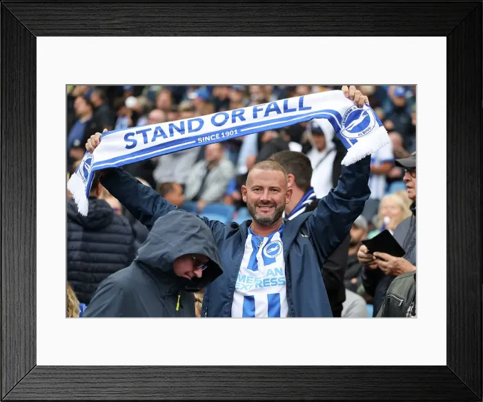 Framed Print : Brighton and Hove Albion v Manchester United Premier League 24AUG24 Framed Print : Brighton and Hove Albion v Manchester United Premier League 24AUG24