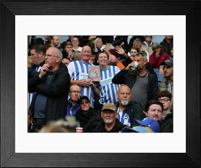 Framed Print : Brighton and Hove Albion v Manchester United Premier League 24AUG24 Framed Print : Brighton and Hove Albion v Manchester United Premier League 24AUG24