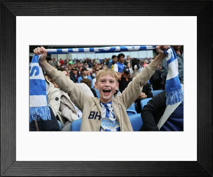 Framed Print : Brighton and Hove Albion v Manchester United Premier League 24AUG24 Framed Print : Brighton and Hove Albion v Manchester United Premier League 24AUG24