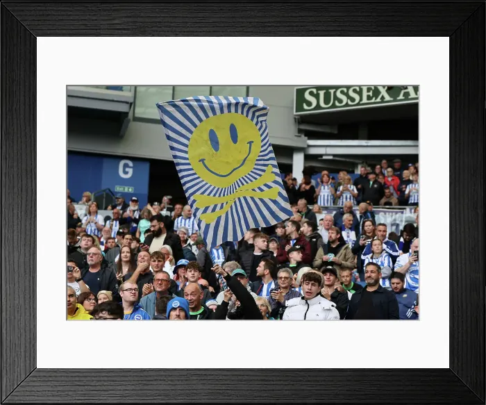 Framed Print : Brighton and Hove Albion v Manchester United Premier League 24AUG24 Framed Print : Brighton and Hove Albion v Manchester United Premier League 24AUG24