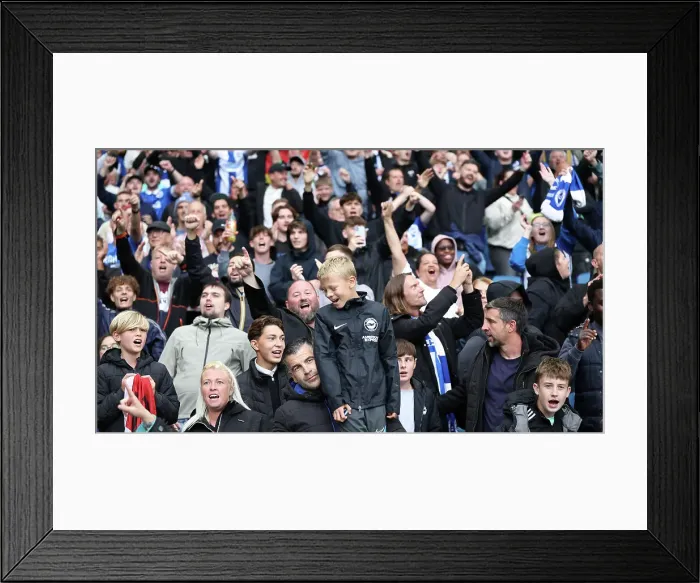 Framed Print : Brighton and Hove Albion v Manchester United Premier League 24AUG24 Framed Print : Brighton and Hove Albion v Manchester United Premier League 24AUG24