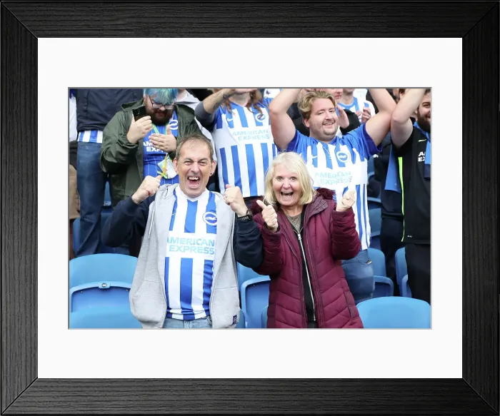 Framed Print : Brighton and Hove Albion v Manchester United Premier League 24AUG24 Framed Print : Brighton and Hove Albion v Manchester United Premier League 24AUG24