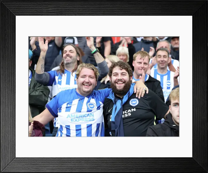 Framed Print : Brighton and Hove Albion v Manchester United Premier League 24AUG24 Framed Print : Brighton and Hove Albion v Manchester United Premier League 24AUG24