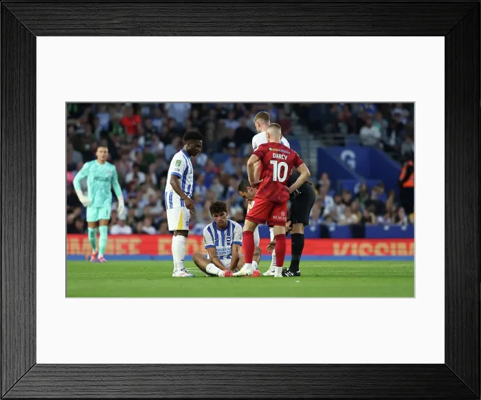 Framed Print : Brighton and Hove Albion v Crawley Town Carabao Cup 27AUG24 Framed Print : Brighton and Hove Albion v Crawley Town Carabao Cup 27AUG24