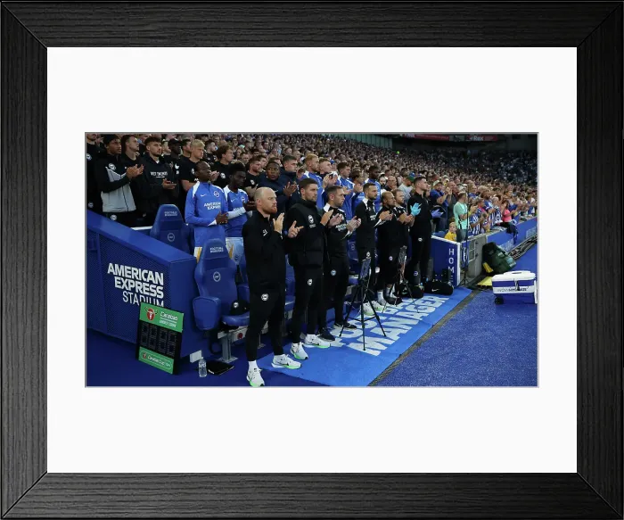 Framed Print : Brighton and Hove Albion v Crawley Town Carabao Cup 27AUG24 Framed Print : Brighton and Hove Albion v Crawley Town Carabao Cup 27AUG24