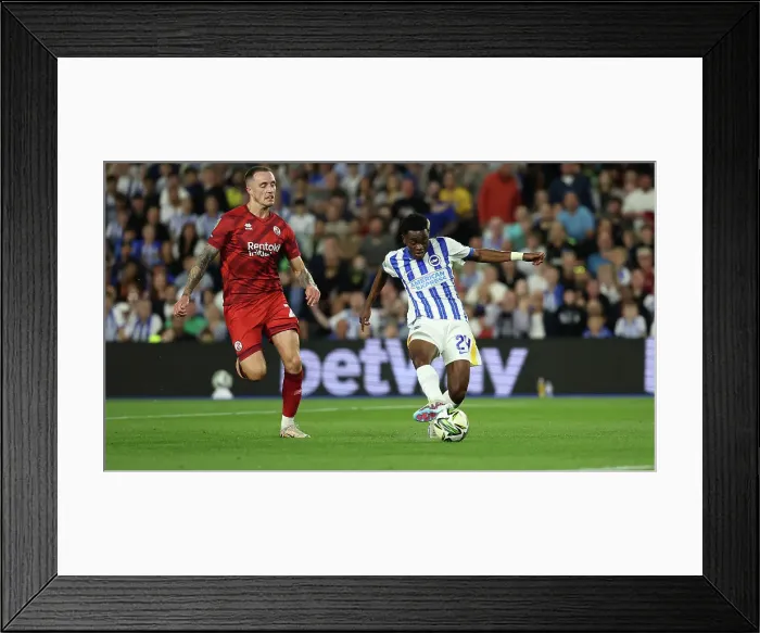 Framed Print : Brighton and Hove Albion v Crawley Town Carabao Cup 27AUG24 Framed Print : Brighton and Hove Albion v Crawley Town Carabao Cup 27AUG24