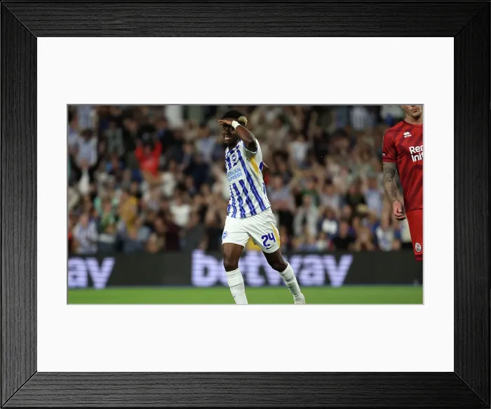 Framed Print : Brighton and Hove Albion v Crawley Town Carabao Cup 27AUG24 Framed Print : Brighton and Hove Albion v Crawley Town Carabao Cup 27AUG24