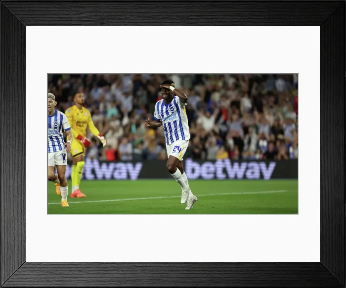 Framed Print : Brighton and Hove Albion v Crawley Town Carabao Cup 27AUG24 Framed Print : Brighton and Hove Albion v Crawley Town Carabao Cup 27AUG24