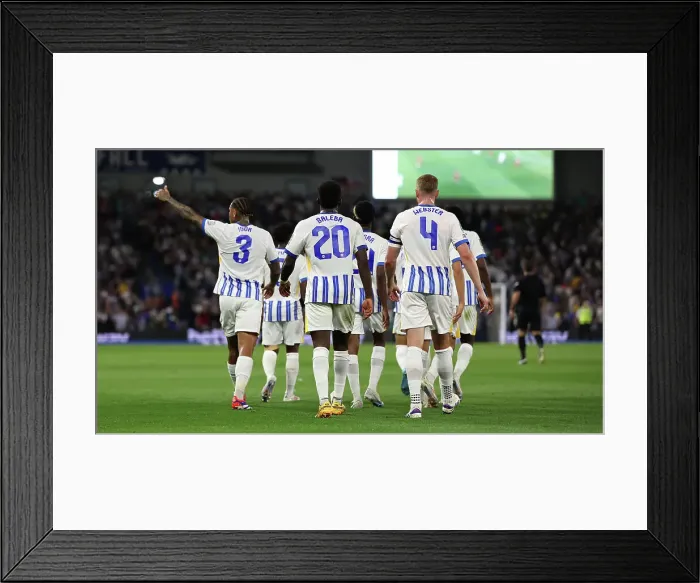Framed Print : Brighton and Hove Albion v Crawley Town Carabao Cup 27AUG24 Framed Print : Brighton and Hove Albion v Crawley Town Carabao Cup 27AUG24