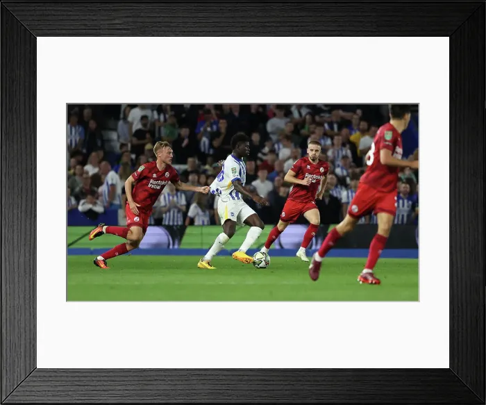 Framed Print : Brighton and Hove Albion v Crawley Town Carabao Cup 27AUG24 Framed Print : Brighton and Hove Albion v Crawley Town Carabao Cup 27AUG24