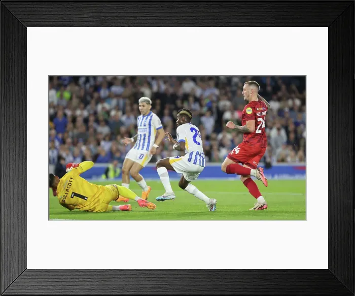 Framed Print : Brighton and Hove Albion v Crawley Town Carabao Cup 27AUG24 Framed Print : Brighton and Hove Albion v Crawley Town Carabao Cup 27AUG24