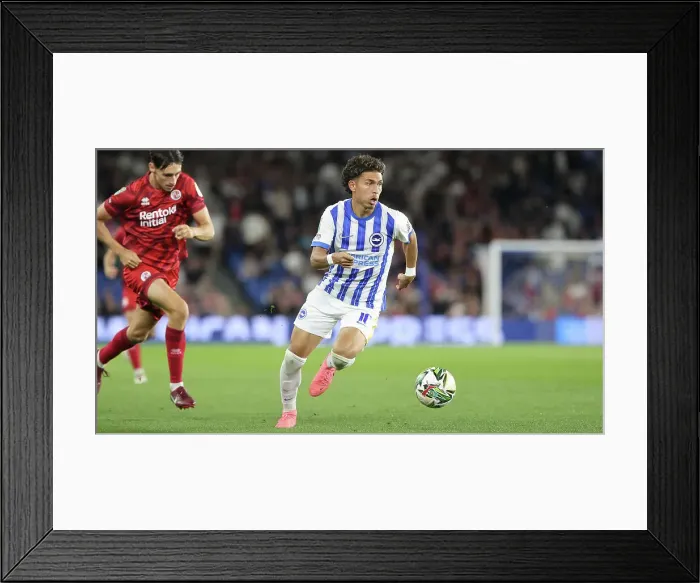Framed Print : Brighton and Hove Albion v Crawley Town Carabao Cup 27AUG24 Framed Print : Brighton and Hove Albion v Crawley Town Carabao Cup 27AUG24