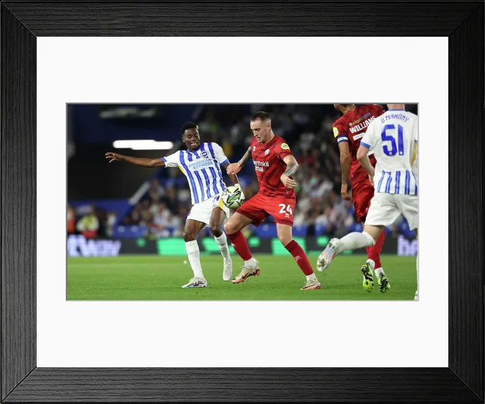 Framed Print : Brighton and Hove Albion v Crawley Town Carabao Cup 27AUG24 Framed Print : Brighton and Hove Albion v Crawley Town Carabao Cup 27AUG24