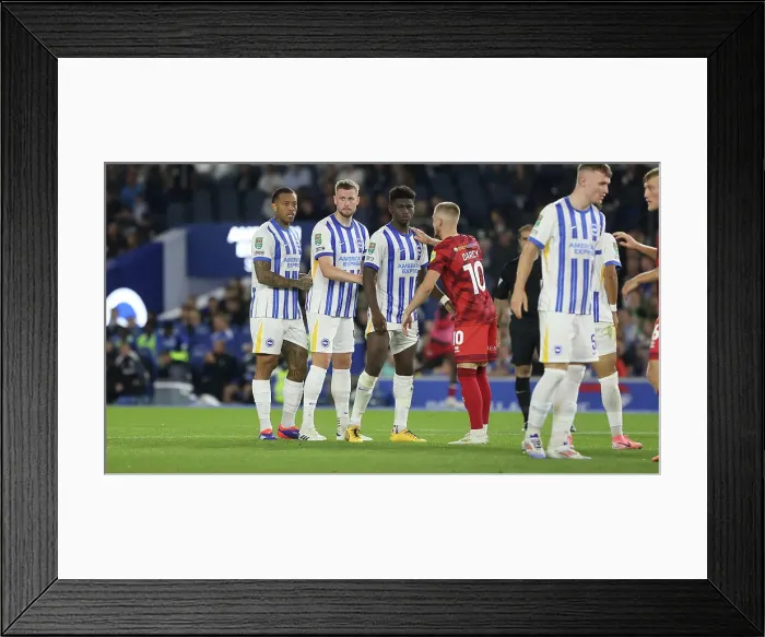 Framed Print : Brighton and Hove Albion v Crawley Town Carabao Cup 27AUG24 Framed Print : Brighton and Hove Albion v Crawley Town Carabao Cup 27AUG24