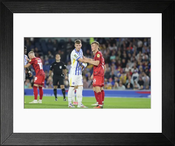 Framed Print : Brighton and Hove Albion v Crawley Town Carabao Cup 27AUG24 Framed Print : Brighton and Hove Albion v Crawley Town Carabao Cup 27AUG24
