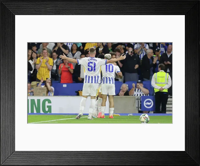 Framed Print : Brighton and Hove Albion v Crawley Town Carabao Cup 27AUG24 Framed Print : Brighton and Hove Albion v Crawley Town Carabao Cup 27AUG24