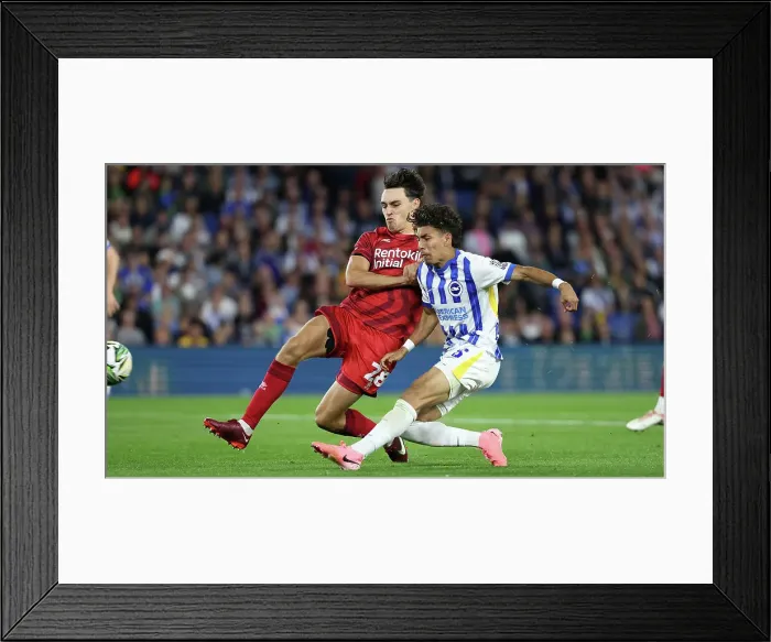 Framed Print : Brighton and Hove Albion v Crawley Town Carabao Cup 27AUG24 Framed Print : Brighton and Hove Albion v Crawley Town Carabao Cup 27AUG24