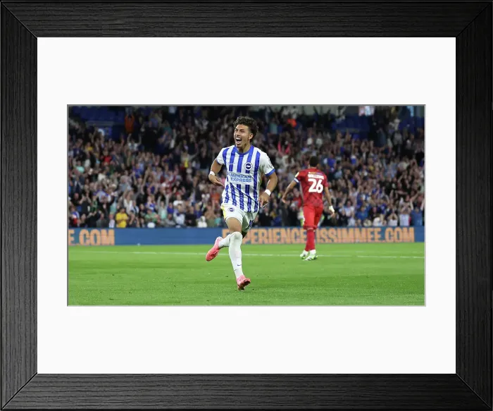 Framed Print : Brighton and Hove Albion v Crawley Town Carabao Cup 27AUG24 Framed Print : Brighton and Hove Albion v Crawley Town Carabao Cup 27AUG24